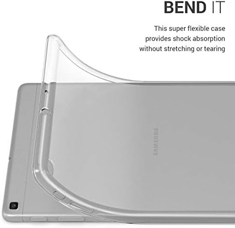 kwmobile Esetben Kompatibilis a Samsung Galaxy Tab Egy 10.1 (2019) Esetben - Puha TPU Vissza Védő Fedelet a Tablet - Matt