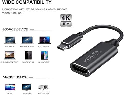 Művei VOLTOS PLUSZ TECH HDMI 4K USB-C Készlet Kompatibilis LG 14Z90N-U. AAS7U1 Szakmai Adapter Digitális Teljes 2160p, 60Hz