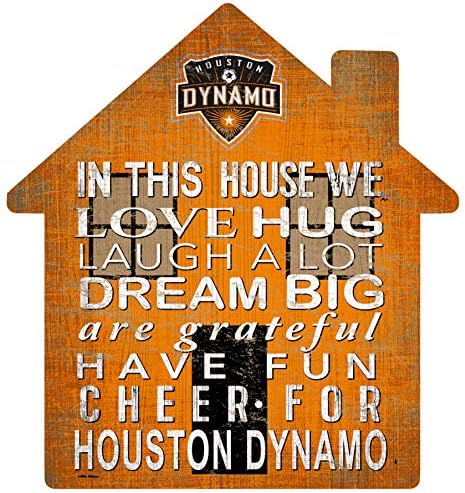 Fan Alkotások MLS Houston Dynamo Unisex Houston Dynamo Ház, Csapat Színű, 12 inch
