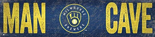 Fan Alkotások MLB Milwaukee Brewers Unisex Milwaukee Brewers Barlang 6x24 Jel, Csapat, 6 x 24
