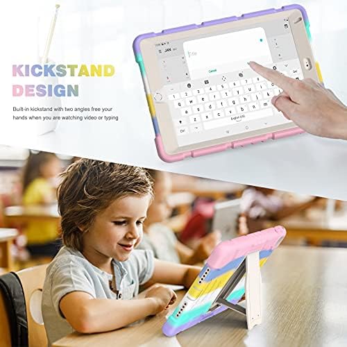 Tablet PC Esetben a Gyerekek Esetben Kompatibilis iPad 9.7 2017/2018/Air2/Pro9.7,Három Réteg PC+TPU Hibrid, nagy teherbírású