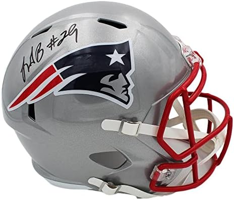 LeGarrette Blount Aláírt New England Patriots Sebesség Teljes Méret NFL Sisak - Dedikált NFL Sisak