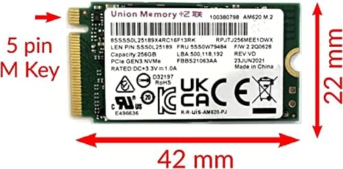 Oydisen Unió Memória 256 gb-os PCIe NVMe M. 2 2242 SSD Belső szilárdtestalapú Meghajtó SSS1B60641 OEM Csomag