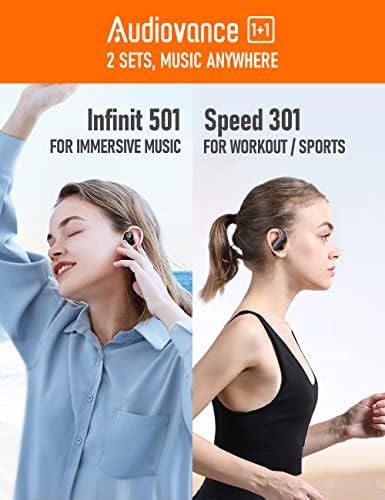 Audiovance SPIF 501-es, 2-Állítsa be a Vezeték nélküli Bluetooth Fejhallgató Fülhallgató, mint Ideális Ajándékot, IF501 ANC
