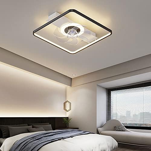 IBalody Beltéri Egyszerű Mennyezeti Ventilátor LED Szabályozható Mennyezeti Lámpa Ventilátor Ultra Vékony Néma Rajongó Fény