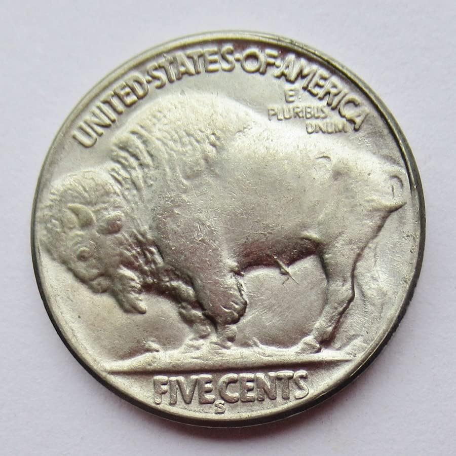 1928 MINKET 5 Cent Buffalo Külföldi Replika Emlékérme