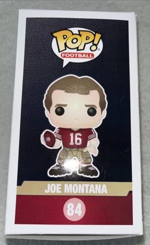 Joe Montana Aláírt Dedikált San Francisco 49ers Funko Pop Figura No. 80 a SZÖVETSÉG Hitelesített