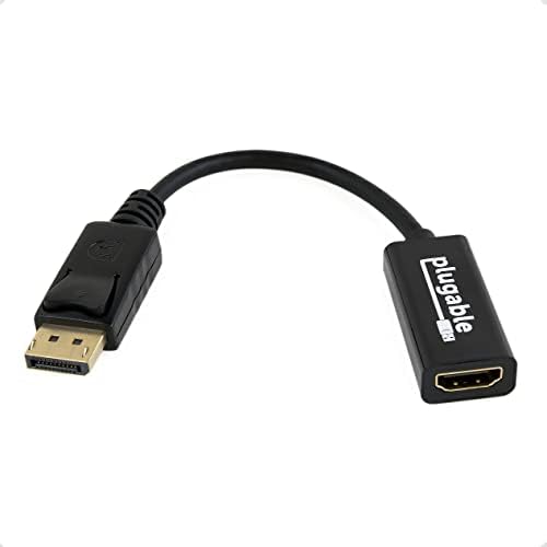 Plugable Passzív DisplayPort-HDMI Adaptert, vezető nélküli, Kompatibilis a Windows, illetve Linux Rendszerek, valamint Megjeleníti