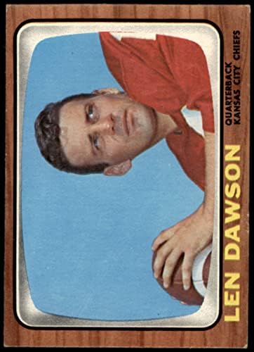 1966 Topps 67 Len Dawson Kansas City Chiefs (Foci Kártya) VG+ Chiefs Purdue