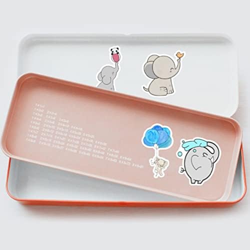 Toyvian Elefánt Matrica Gyerekeknek: 50Pcs Poggyász Dekorációs Matricák Bőrönd Notebook Matrica Újszerű Laptop Matrica Díszeket
