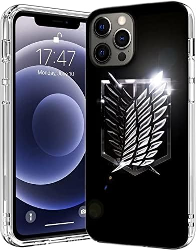 Anime Felmérés Logó Titán Telefon Esetében Kompatibilis az iPhone 11 Pro Támadás Hadtest a Shine Rugalmas TPU Gumi Puha Bőr,