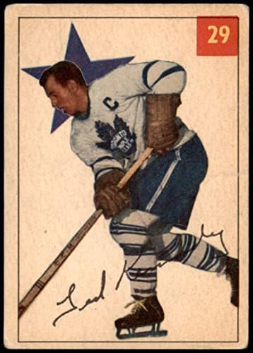 1954 Parkhurst 29 Teeder Kennedy Toronto Maple Leafs (Hoki-Kártya) FAIR Maple Leafs