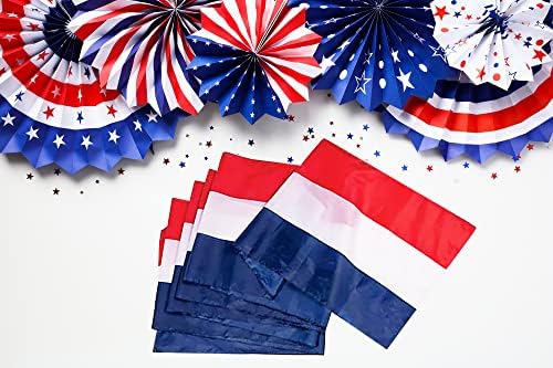 A Dreidel Cég Nagy Hazafias amerikai Zászló Zászló Dekoráció július 4-én Nagy Red, White and Blue - 18 x 20 Ft. (2 Csomag)