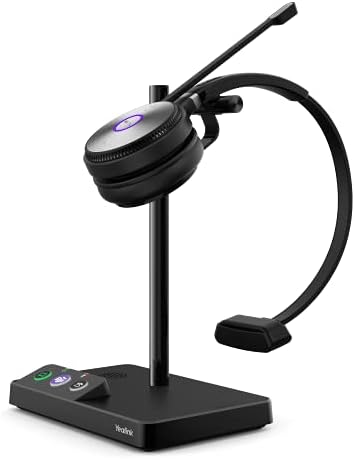 Yealink WH62 Mono BEÉPÍTETT Vezeték nélküli zajszűrő Headset - Összeköti, illetve Működik USB-Kompatibilis Deskphones, Számítógép,