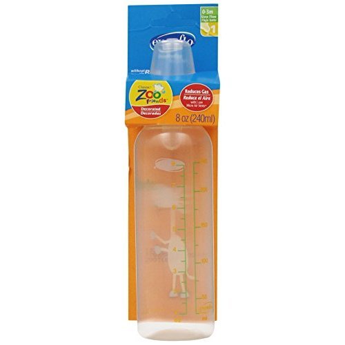 Zoo Barátok™ BPA Mentes Műanyag Palackok [3] Méret: 8 oz.