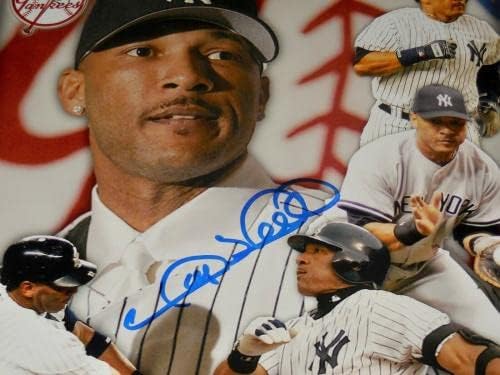 Gary Sheffield Dedikált 8x10 Fotó (keretes & Gubancos) - New York Yankees! - Dedikált MLB Fotók
