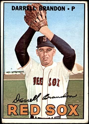 1967 Topps 117 xDI Darrell Brandon Boston Red Sox (Baseball Kártya) (Nem gyenge DI sky) FAIR Red Sox