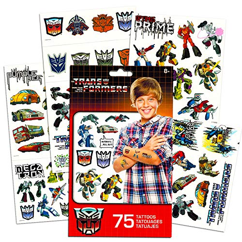 Szuperhős Tetoválás Fiúknak Gyerekek Fél Csomag - 200 Engedélyezett Ideiglenes Tetoválás, Mely Transformers, Teenage Mutant