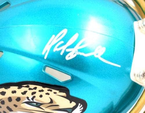 Mark Brunell Dedikált Jacksonville Jaguars Flash Sebesség Mini Sisak - Prova - Dedikált NFL Mini Sisak