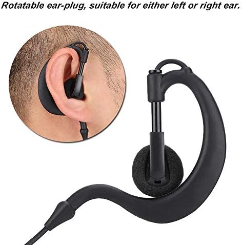 Walkie Talkie Hangszóró,1 Pin Hordozható AV Fülhallgató Sztereó Mikrofon,Forgatható Fülébe Dugja,zajcsökkentés,a Motorola