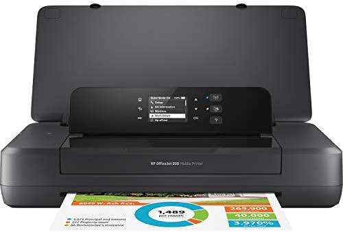 HP OfficeJet 200 Hordozható Nyomtató Vezeték nélküli & Mobil Nyomtatás (CZ993A) ,Fekete
