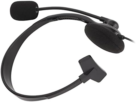 Oneear Ügyfélszolgálat Fülhallgató, Üzleti PC Headset zajszűrős 3,5 mm-es Csatlakozó, Fekete Plug and Play a