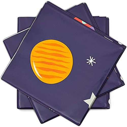 Kék Műanyag Terítő a Külső Űr Születésnapi Party (54 x 108, 3 Csomag)