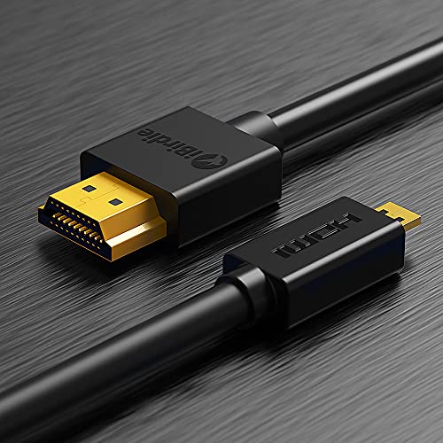 iBirdie Mikro HDMI-HDMI Kábel 20 Méter Magas Sebesség 18Gbps Támogatja a 4K 30Hz, 1080p 60Hz Kompatibilis a GoPro Hero 7