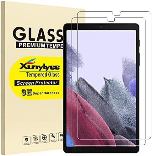 XunyLyee [2 Csomag] képernyővédő fólia Samsung Galaxy Tab A7 Lite 8.7, Edzett Üveg Galaxy Tab A7 Lite SM-T220/SM-T225 Anti-Semmiből