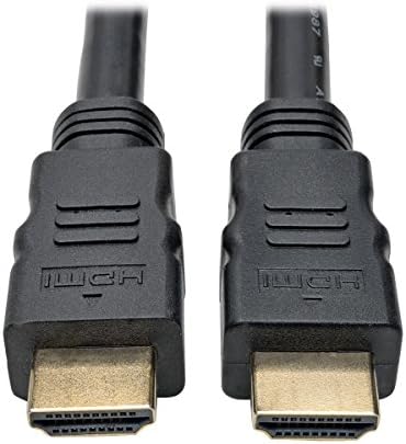 Tripp Lite Aktív, Nagy Sebességű HDMI-Kábel, Beépített jelerősítő, 1920 x 1080 (1080p) @ 60 Hz (M/M), Fekete, 80 ft. (P568-080-TÖRVÉNY)