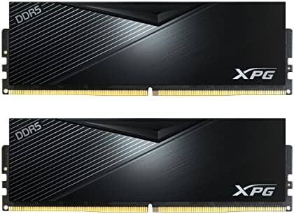 ADATA XPG Lancer 16 gb-os, DDR5, 5200MHz (PC5-41600), CL38, 1.25 V, ECC, XMP 3.0, PMIC, DIMM Memória Fekete AX5U5200C3816G-CLABK