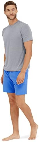 Valahol a Napsütötte Férfi UPF 50+ Bambusz Mindennapi T-Shirt | Vajas-Soft Sleeve, Nap UV Védelem