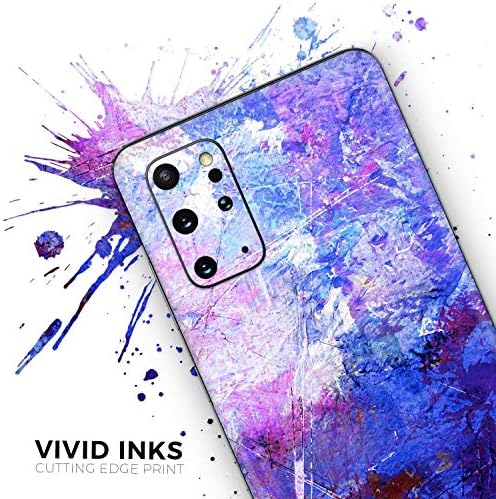Design Skinz Absztrakt Blue & Rózsaszín Felületi Védő Vinyl Matrica Lezárja a Bőr Cover Kompatibilis A Samsung Galaxy S20