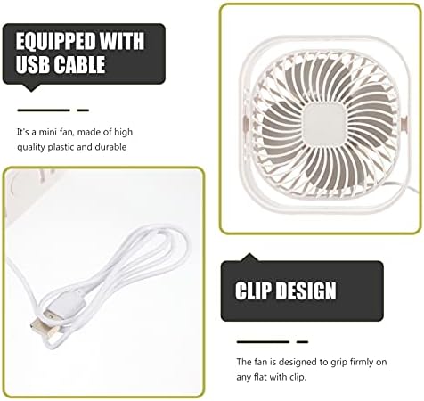 DOITOOL Hordozható Ventilátor Hordozható Hordozható Ventilátor Ventilátor Rajongók Mini Asztal Ventilátor USB Asztal hűtőventilátor