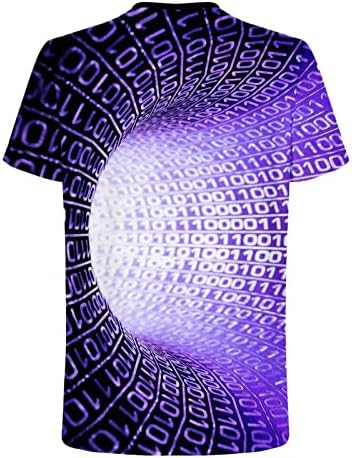 Tshirt számára Mens Rövid Ujjú Patchwork 3D Betű Nyomtatás Pulóver egyszínű Blokk Sleeve Póló, Újszerű, Maximum