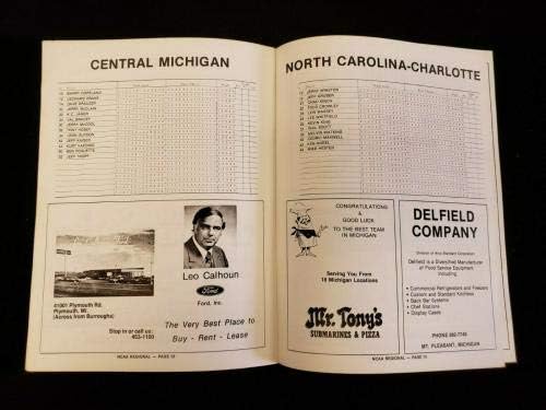 Március 13-án, 1977 NCAA Első Körben Közép-Kelet-Kosárlabda Torna Program - Főiskolai Programok